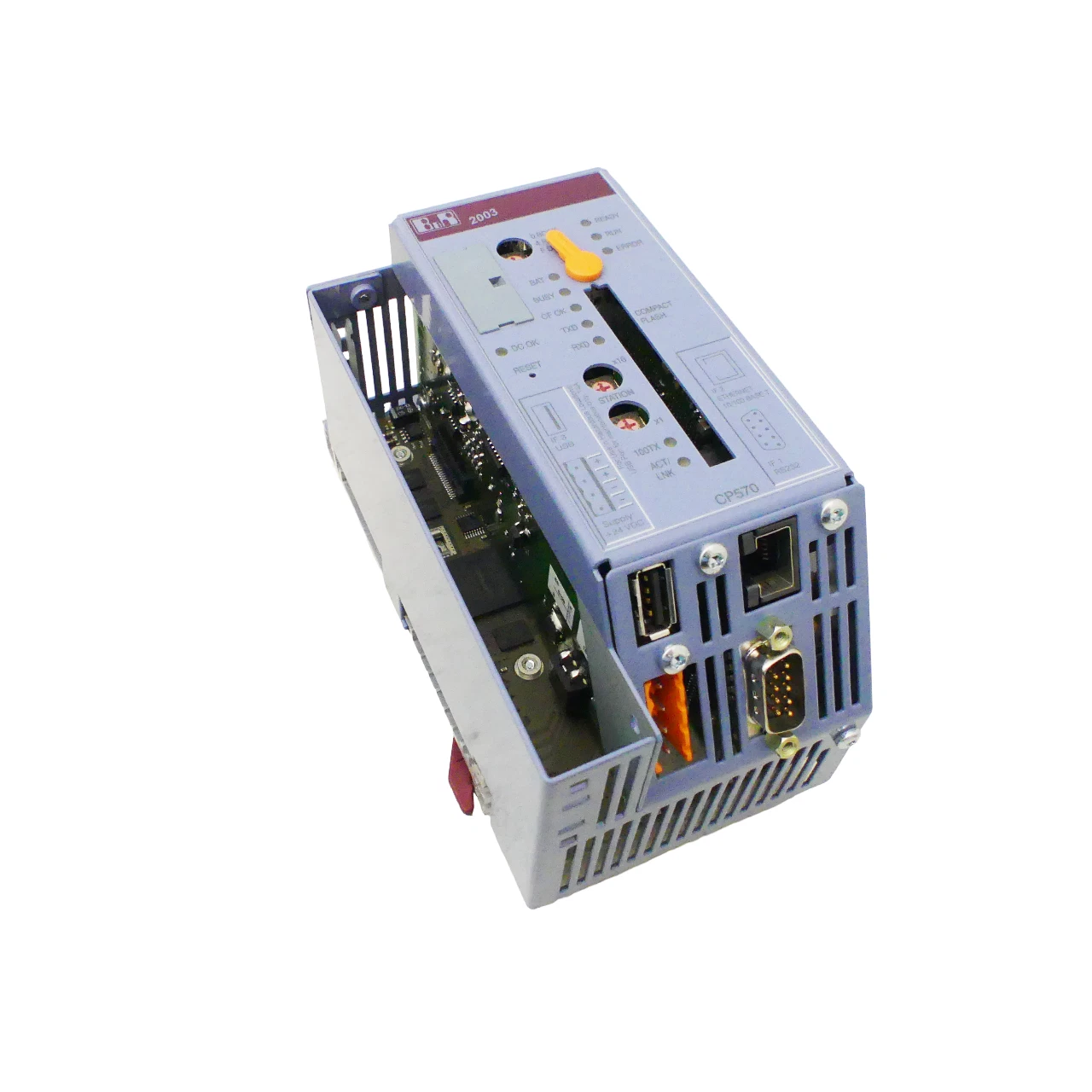 B&R CP570 7CP570.60-1 CPU Celeron 300, 64 MByte DRAM + 7BP701.1 Rack